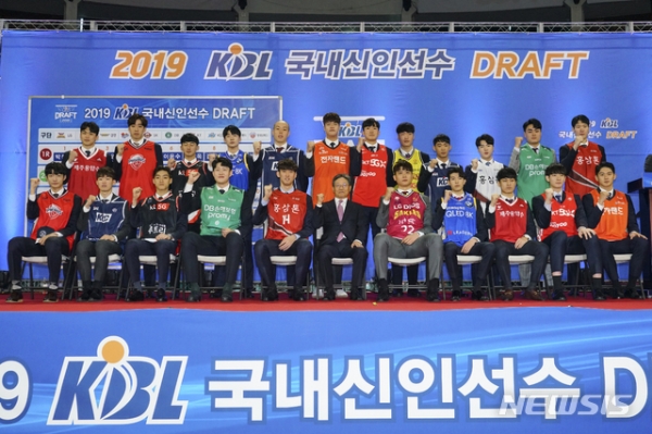 2019 KBL 국내 신인선수 드래프트. (사진 = KBL 제공)
