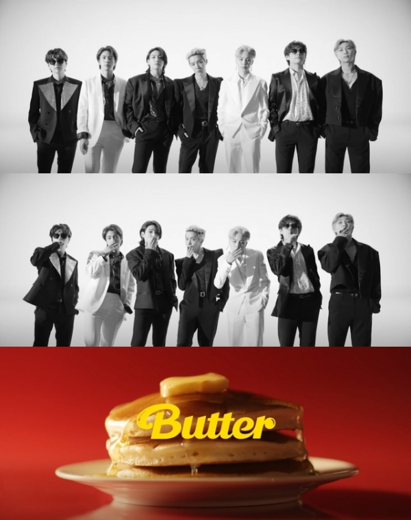 방탄소년단 '버터' 뮤직비디오 티저 (사진 = 빅히트 뮤직) 2021.5.19. photo@newsis.com