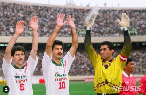 이란 축구 전설 알리 다에이. (캡처=알리 다에이 인스타그램)