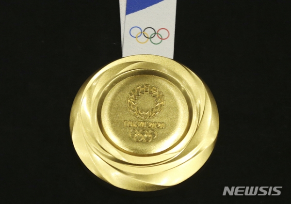 도쿄올림픽 금메달. 2019.07.24.