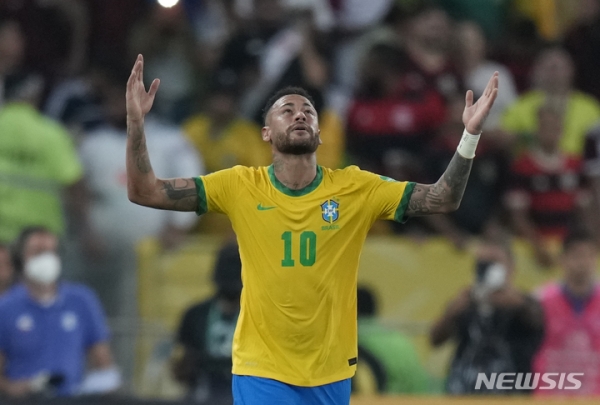 브라질 대표팀 네이마르. 2022.03.24.